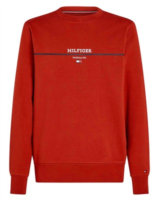 Terry Stripe Sweatshirt